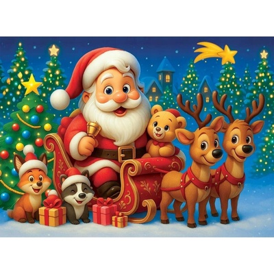 WOODEN CITY Drevené Santa Claus 40 dielov