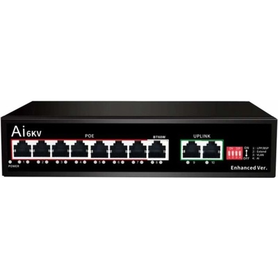 D-Link DGS-1100-08PV2 8-port Gigabit Smart Managed PoE switch, PoE budget 64W, fanless – Sleviste.cz