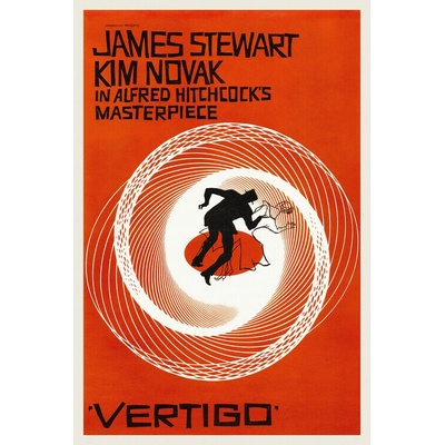 Plagát, Obraz - Vertigo, Alfred Hitchcock, 26.7 × 40 cm