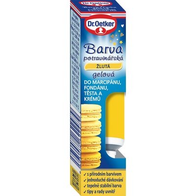 Dr. Oetker Farba gélová potravinárska žltá 10 g