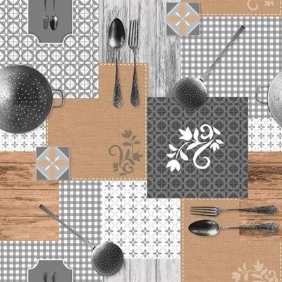 Obrus PVC 3581537, metráž, 20 m x 140 cm, kuchynský vzor, IMPOL TRADE