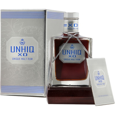 Unhiq XO Malt rum 42% 0,5 l (čistá fľaša)