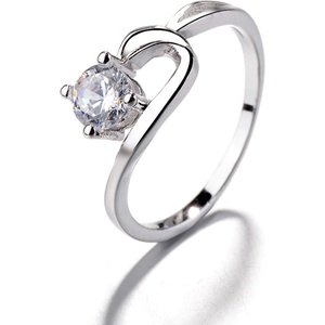 Silenti Jewelry Сребърен пръстен "Усещане" - 8 - 57мм (18.1мм диам. )