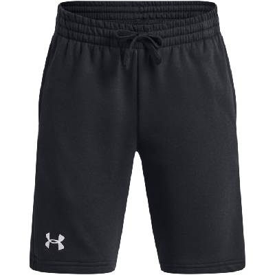 Поларени къси панталони Under Armour Rival Fleece Jogger Shorts - Black/White