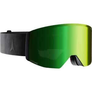 Atomic Ски маска Atomic Four Q M HD Photochromic S1-3 Ski goggles - All Black / Green Gold HD Photo (417-5977-0111)