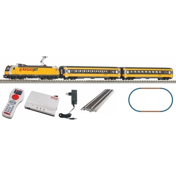 Image 1 of Piko Дигитален стартов комплект с електрически локомотив Regiojet и 2 пътнически вагона (59019)