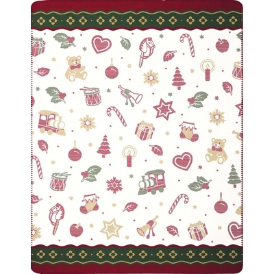 Villeroy & Boch Toy's Delight vánoční deka 150x200