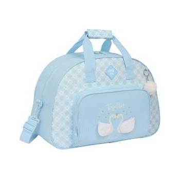 Glow Lab Спортна Чанта Glow Lab Cisnes Светло син 48 x 33 x 21 cm