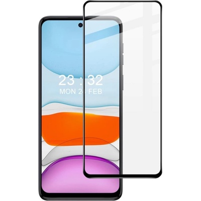 Удароустойчив стъклен протектор покриващ целия екран марка IMAK за Motorola G54 5G - с черна рамка