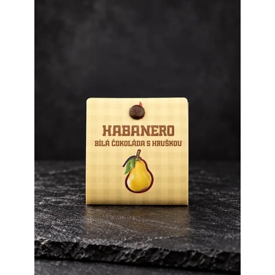 Seminka-chilli.cz Habanero bílá čokoláda s hruškou a chilli vzorek 4 g