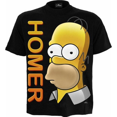 Tričko Homer Portrait čierna