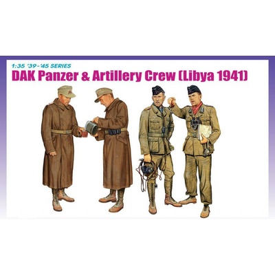 Dragon models DAK Panzer&Artillery Crew Libya '41 1:35