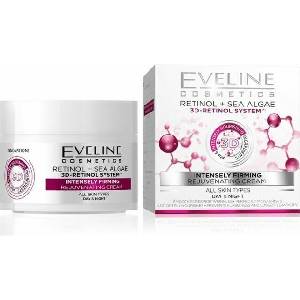 Eveline Cosmetics Retinol + Sea Algae Intensely Firming Cream Интензивно стягащ и подмладяващ дневен и нощен крем за всеки тип кожа 50 ml