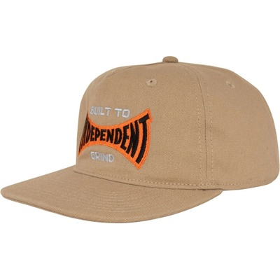 INDEPENDENT Built To Grind Span Snapback Unstructured Hat Khaki 162208
