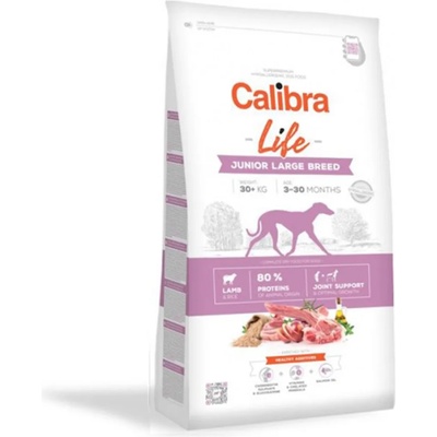 Calibra Dog Life Junior Large Breed Агнец 2, 5 кг