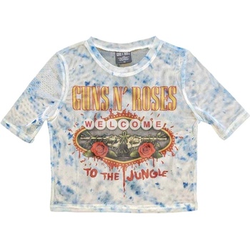 Guns N' Roses Риза Welcome To The Jungle LV Ladies White M (GNRMCT143LW02)