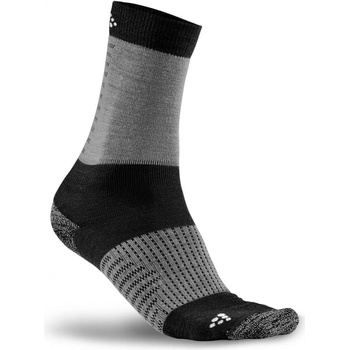 Craft ponožky XC Training sivá/čierna