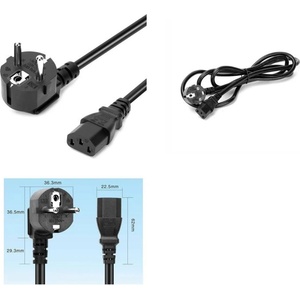FSP Захранващ кабел FSP Group, Euro Plug към IEC C5, 1.8 m, черен (EST-POWER-CABLE)