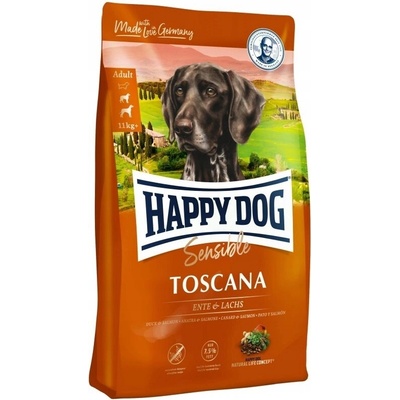 Happy Dog Supreme Sensible Toscana Losos & Kačica 1 kg