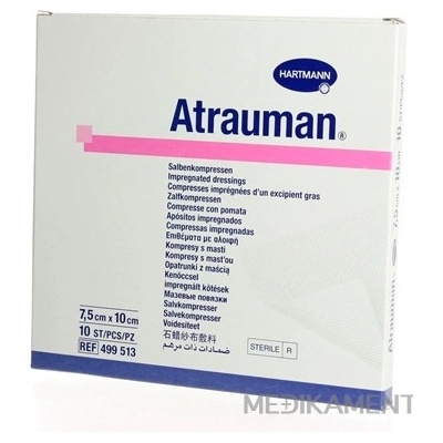 ATRAUMAN kompres impregnovaný 7,5 x 10 cm 10 ks