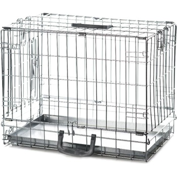 INTER-ZOO Pet Products Клетка за куче DOG 1 ZINC - 48, 5 x 30 x 38, 5 см