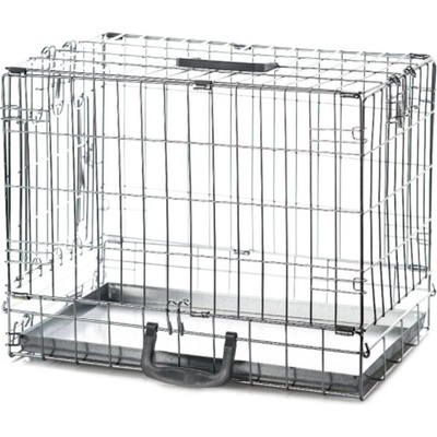 INTER-ZOO Pet Products Клетка за куче DOG 1 ZINC - 48, 5 x 30 x 38, 5 см