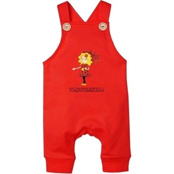 Tepláky na traky 1F Tanculienka červená