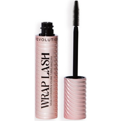 Makeup Revolution Спирала с полимери Wrap Lash, Black, 8.5 ml