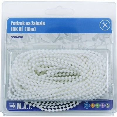 Řetízek na žaluzie IDK, bílý 10m – Zboží Dáma