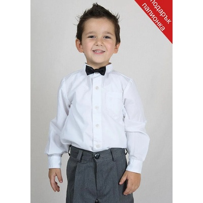 Rumena Kids Бяла детска официална риза за момче rumena