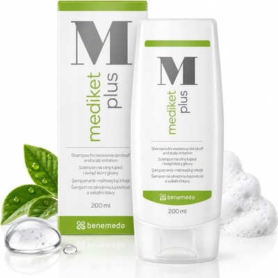 Mediket Plus Shampoo pre suché a mastné vlasy s lupinami 200 ml