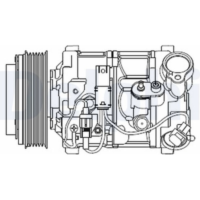 Kompresor, klimatizace DELPHI CS20545
