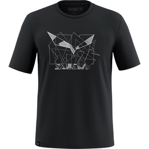 Salewa Мъжка спортна тениска Salewa Eagle Geometric T-Shirt Sport shirt - Black Out - размер 52 (EU) (216-6027-0114)