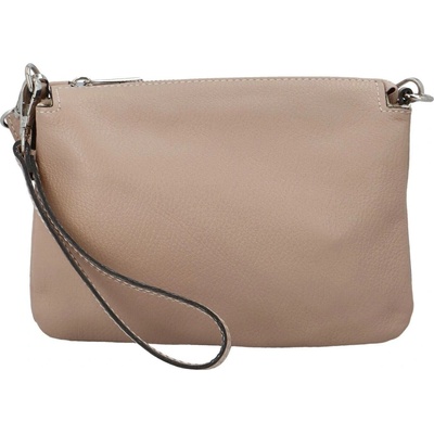 Luxusní kožená crossbody kabelka Marta růžová