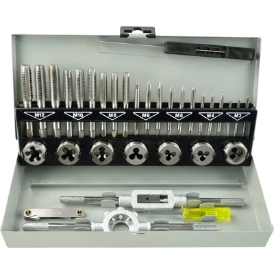 Sada závitníků a závitových oček 32ks, Geko G38301 – Zboží Mobilmania