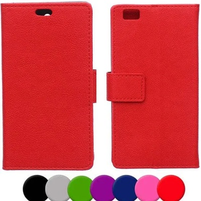 Huawei Ascend P8 Lite Magnetic Wallet Кожен Калъф и Протектор