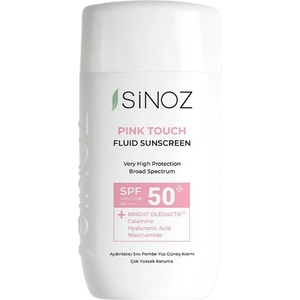 SiNOZ Слънцезащитен флуид за лице Pink Touch, за светла кожа, SPF50+, 50 ml - baby