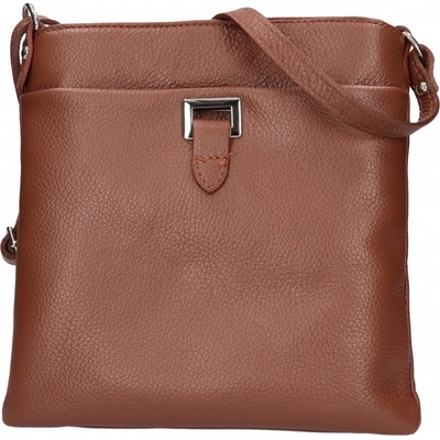 Dámská kožená crossbody kabelka Italia Gotta hnědá