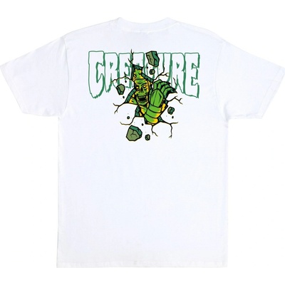 Creature Breaker Logo Outline S/S Heavyweight White
