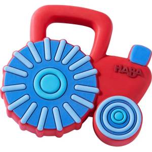 HABA Бебешка силиконова гризалка Haba, Трактор (305160)