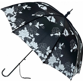 Blooming Brollies Boutique Vintage deštník dámský holový černo bílý