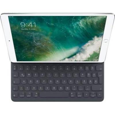 Apple iPad Pro Smart Keyboard INT - оригинален полиуретанов калъф, клавиатура и поставка за iPad Pro 10.5 (черен)