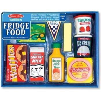 Melissa & Doug - Дървен комплект - Хранителни продукти за хладилник (14076_1)
