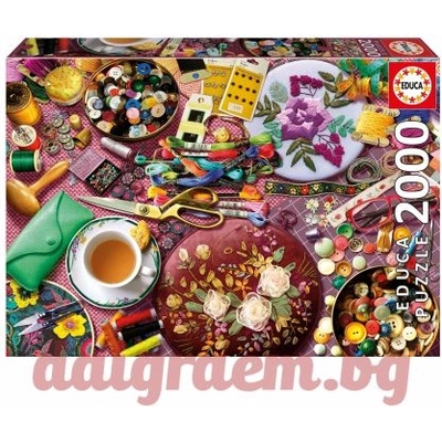 Educa Пъзел educa 20263 - 2000 части - Маса за шиене (edu20263)