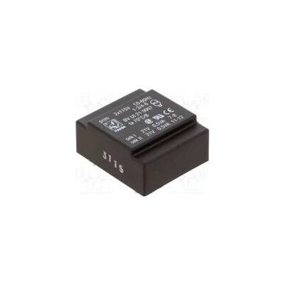 Transformátor zalévaný 1VA 115VAC 21V 21V 23mA 23mA PCB 50g