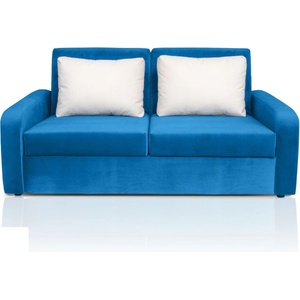 Bogdan Furniture I Разтегателно канапе - двойкаМебели Богдан Mod Viara, 180/103/88, син