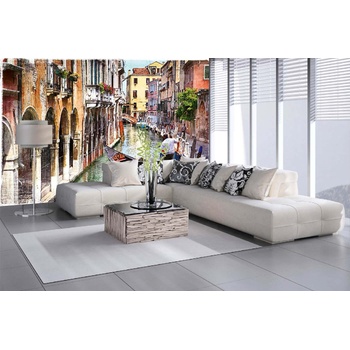 DIMEX ART s. r. o Самозалепваща се флизелинова фототапета романтична венеция 375 x 250 см