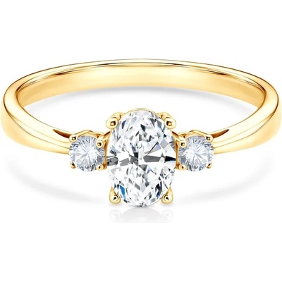 SAVICKI Пръстен Savicki: злато, бял сапфир