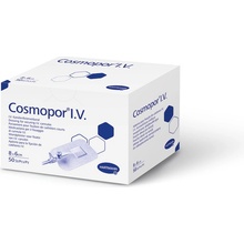 COSMOPOR I.V. obväz na fixáciu kanýl sterilný 6 x 8 cm 50 ks