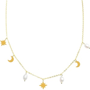HARAHU Колие mo-35489 - Златен kp35489